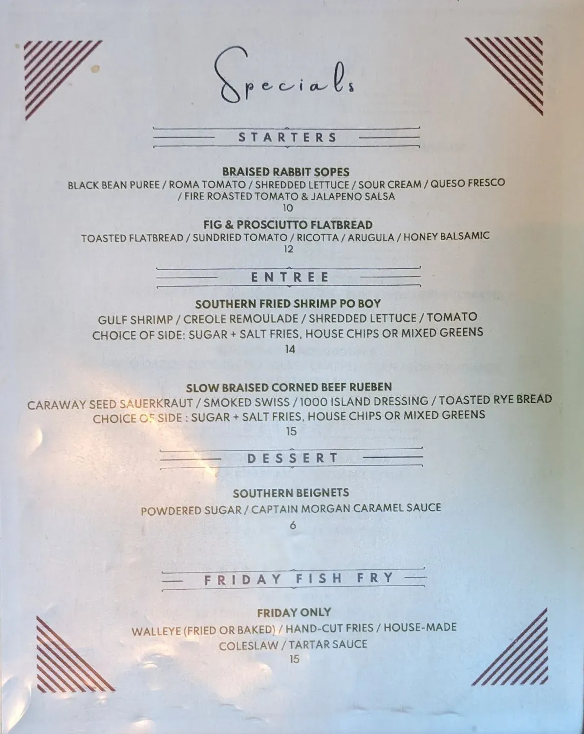 Menu 6