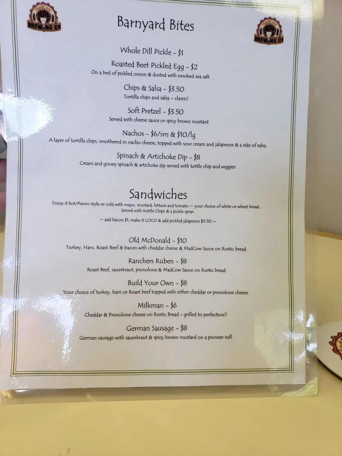 Menu 3