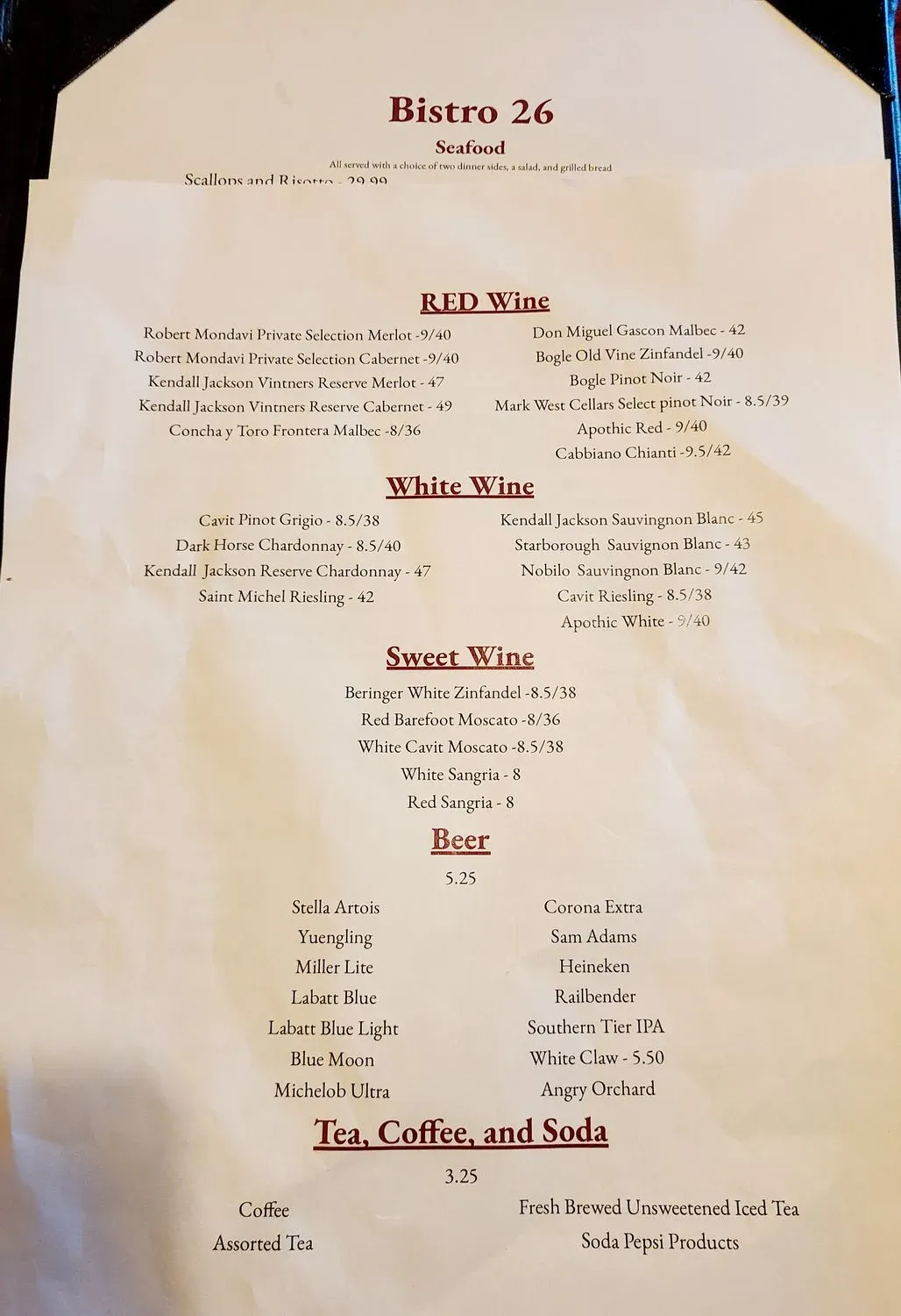 Menu 4