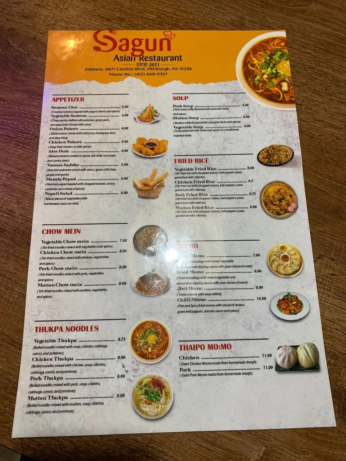 Menu 5