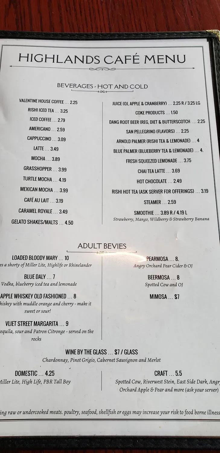 Menu 4