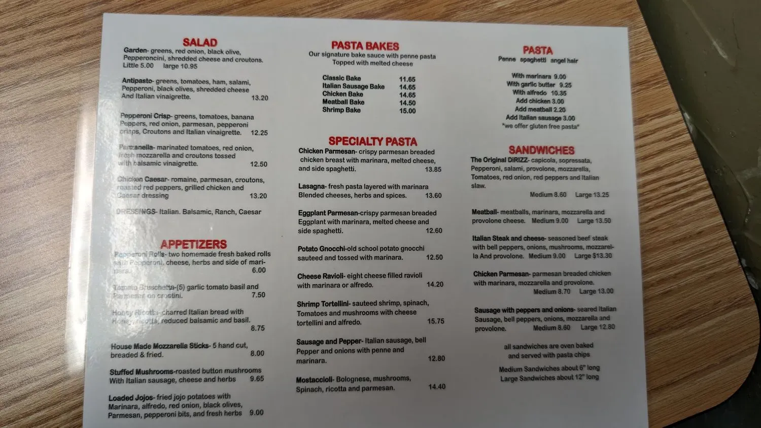 Menu 4