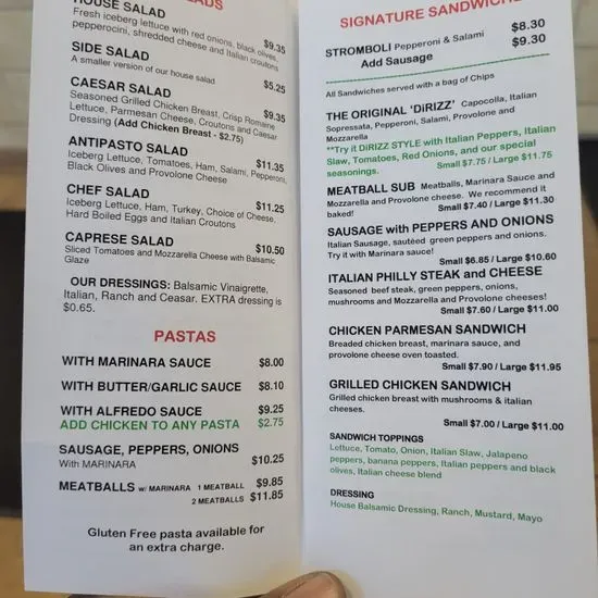 Menu 2