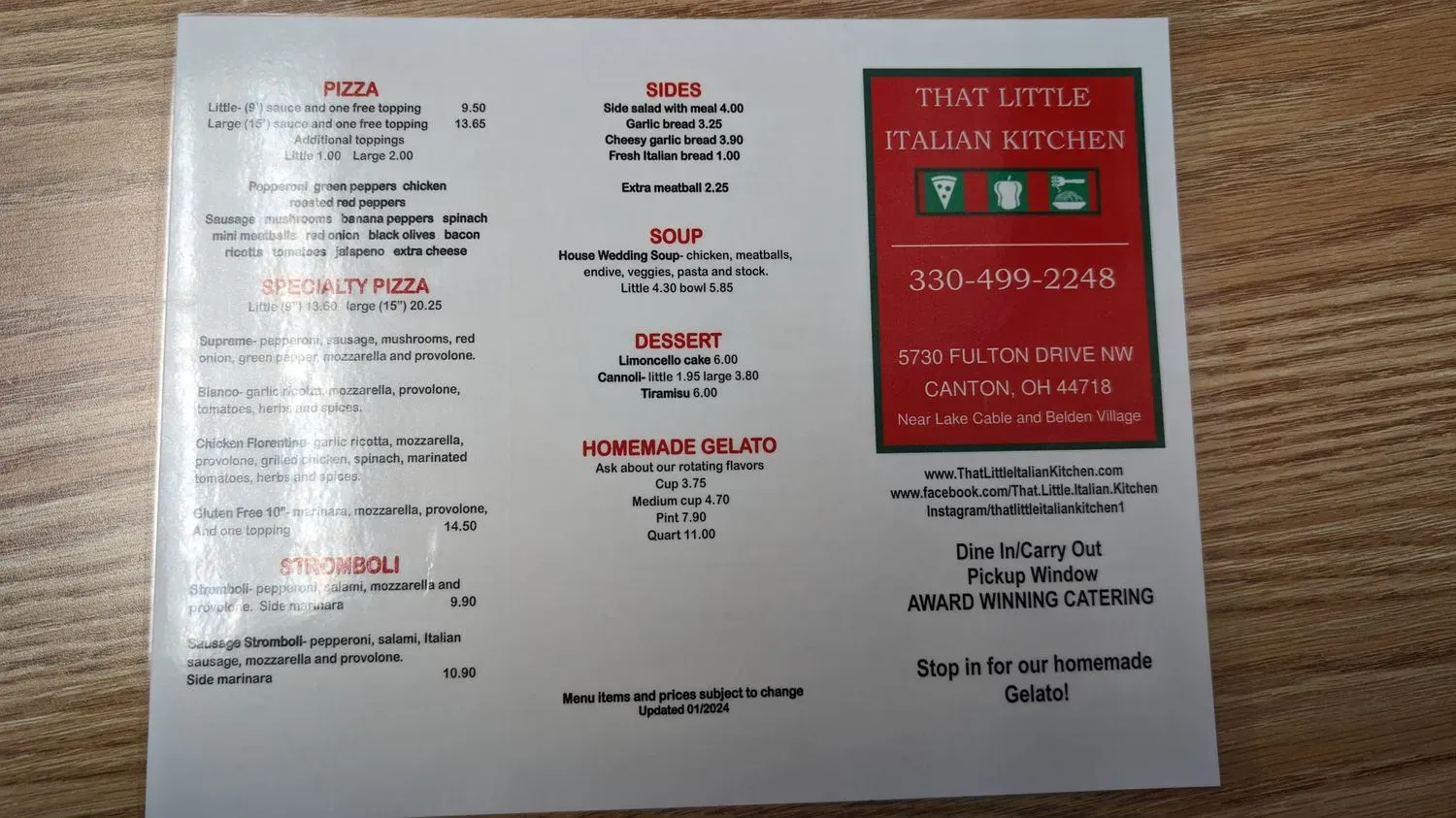 Menu 3