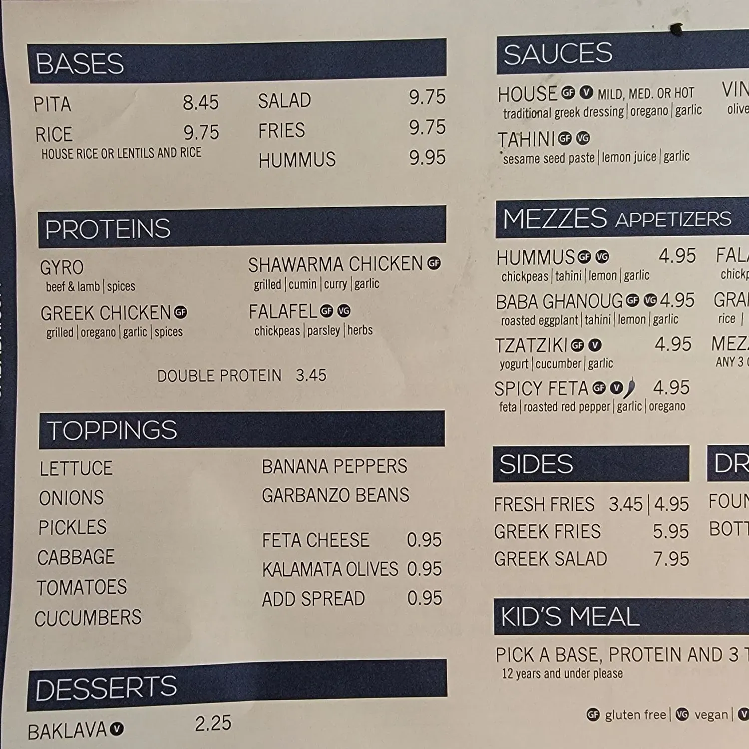 Menu 2