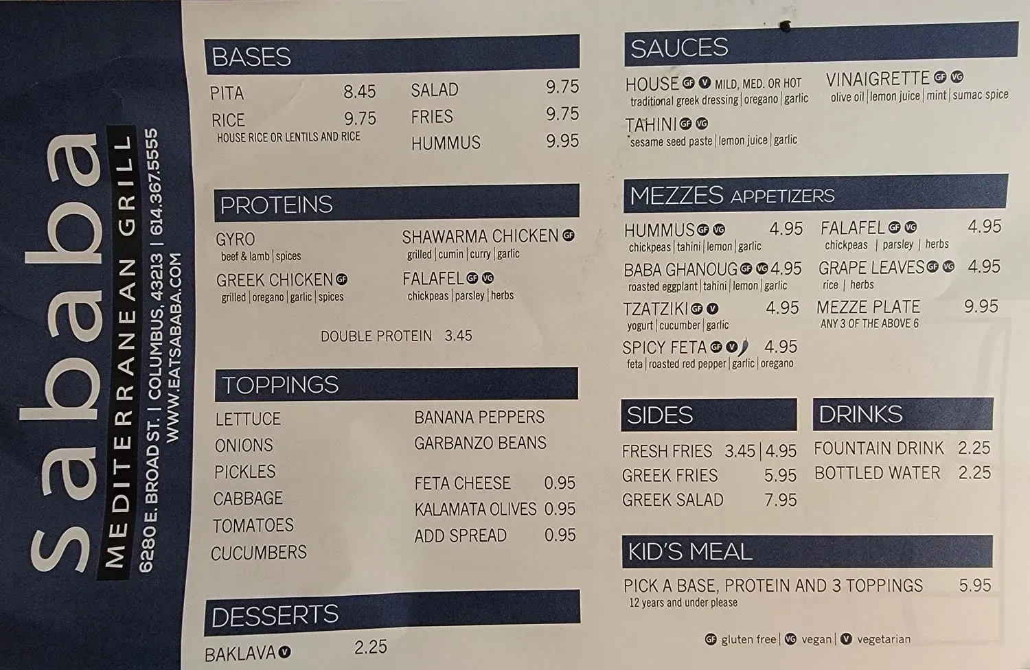 Menu 2