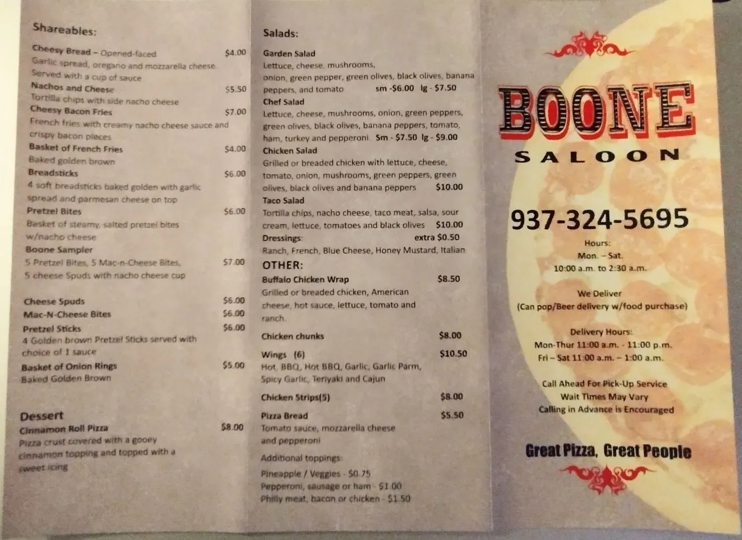 Menu 2