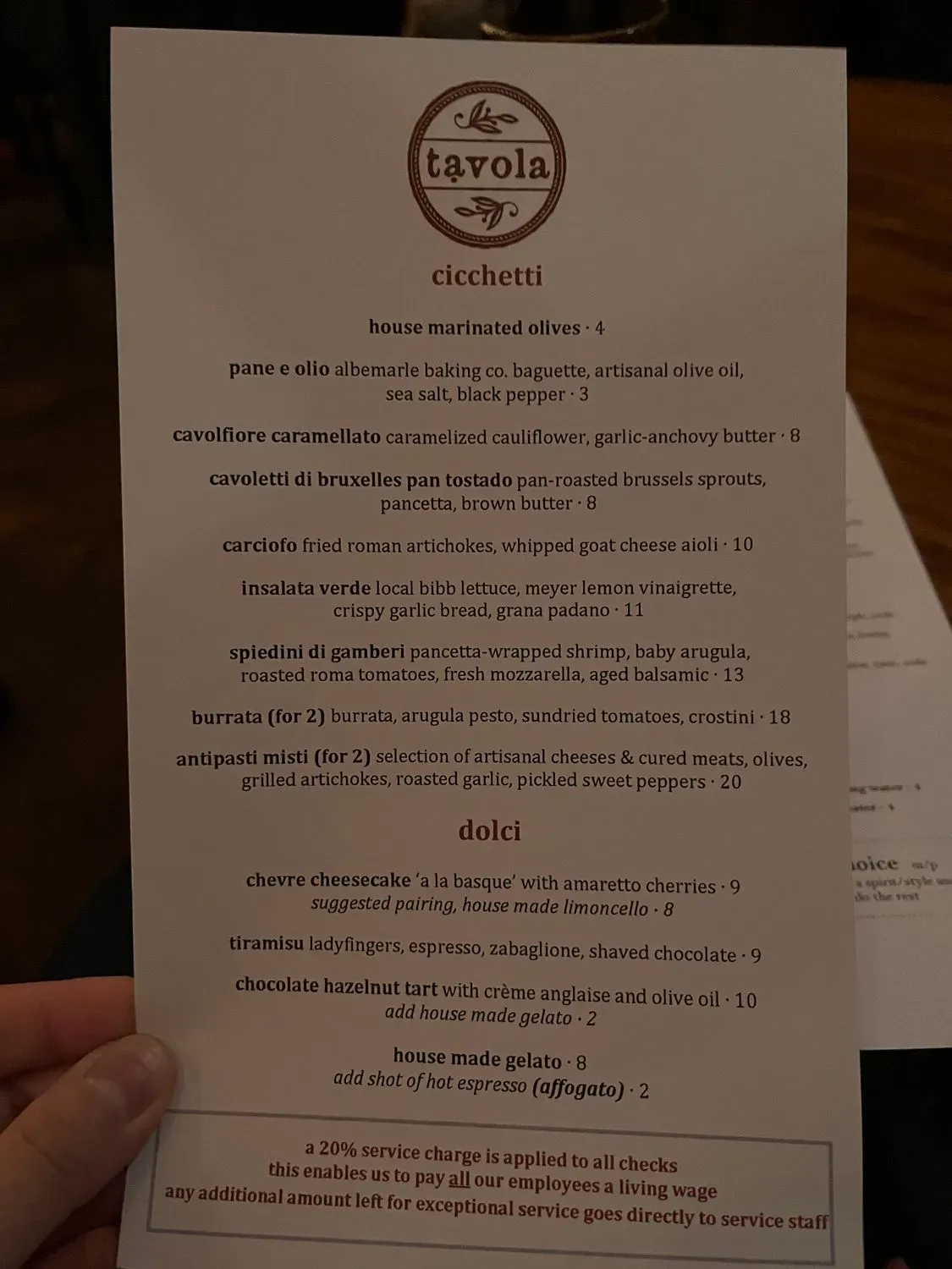 Menu 5