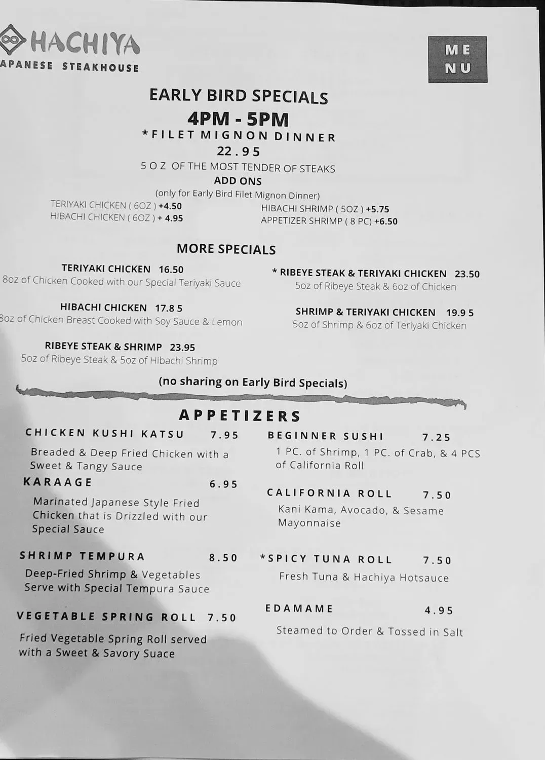 Menu 3