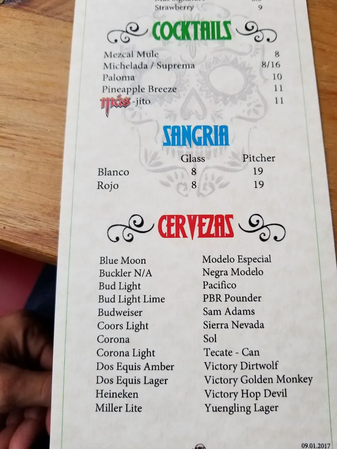 Menu 5