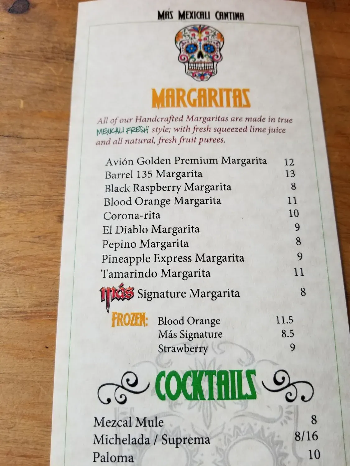 Menu 6