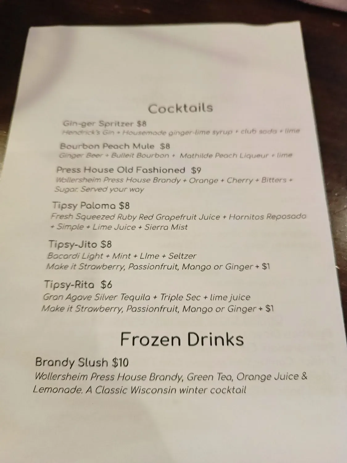 Menu 4