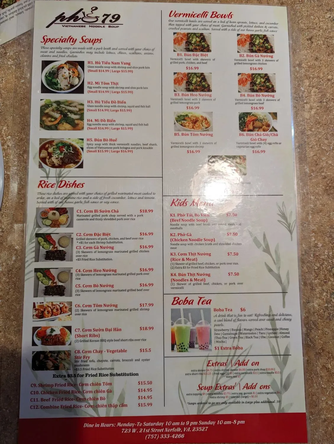 Menu 6