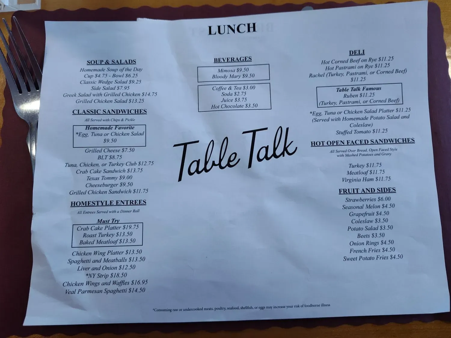 Menu 3