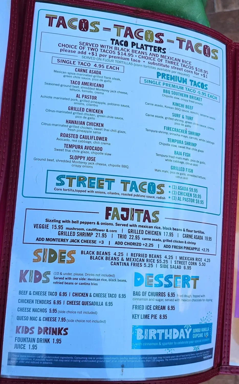 Menu 6