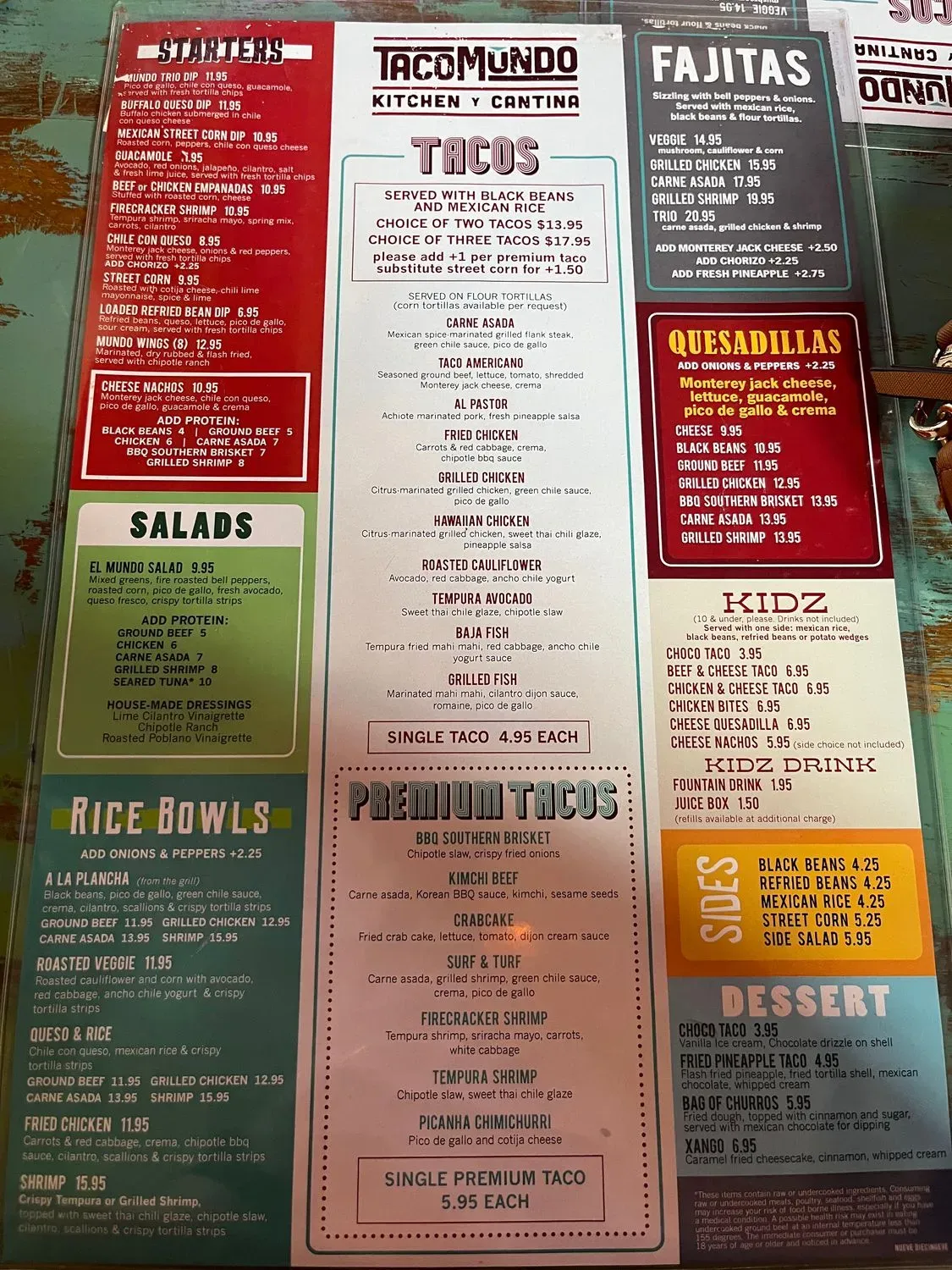 Menu 4