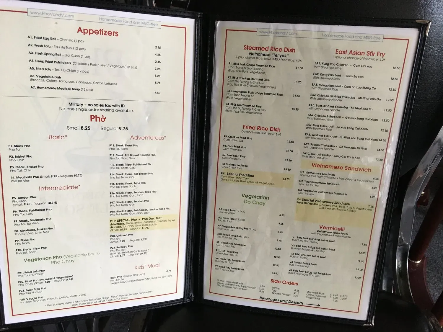 Menu 6