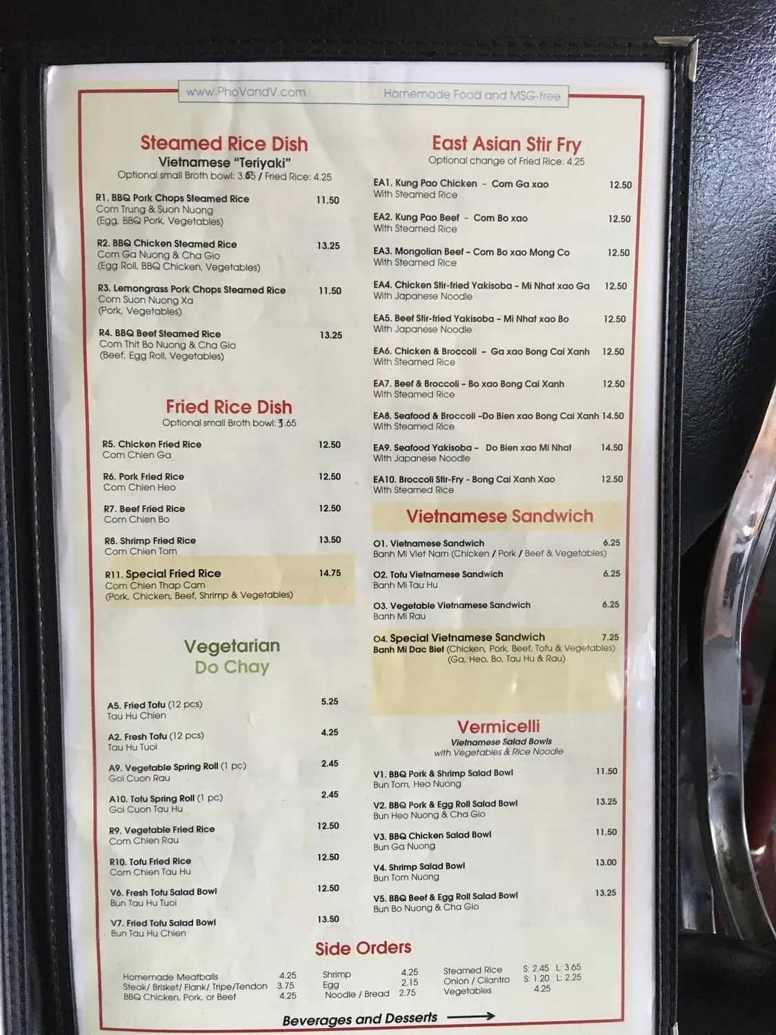 Menu 4