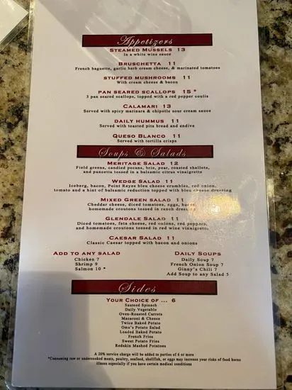 Menu 6