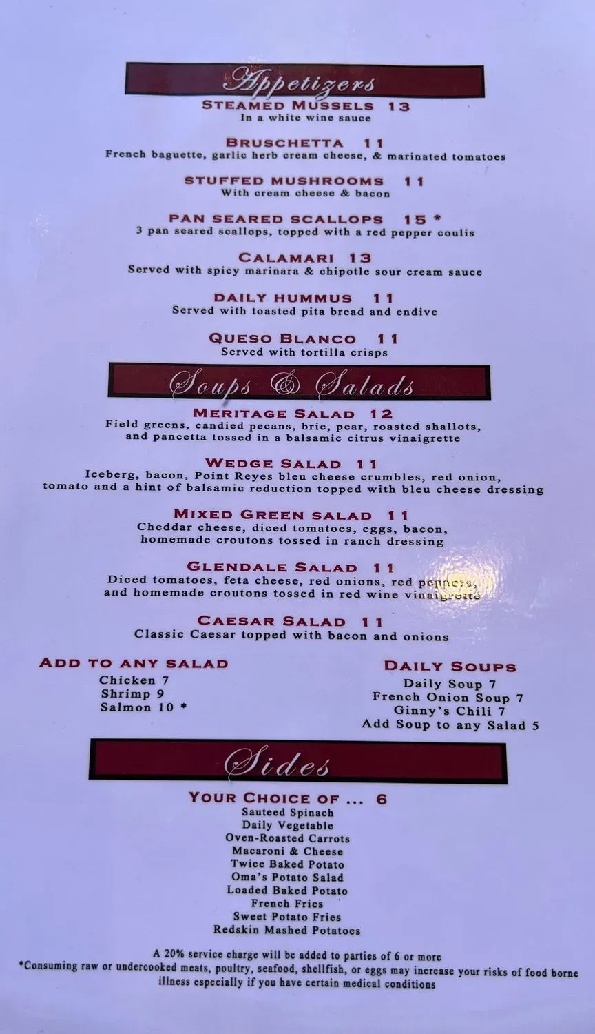 Menu 2