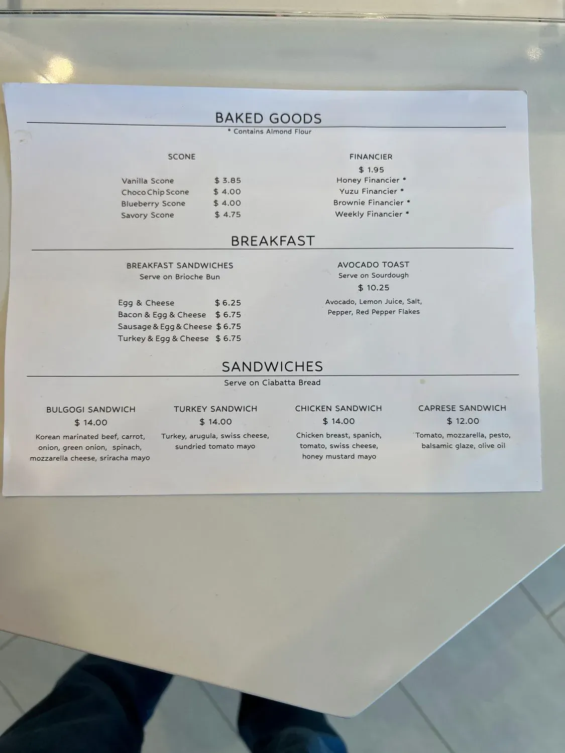 Menu 2