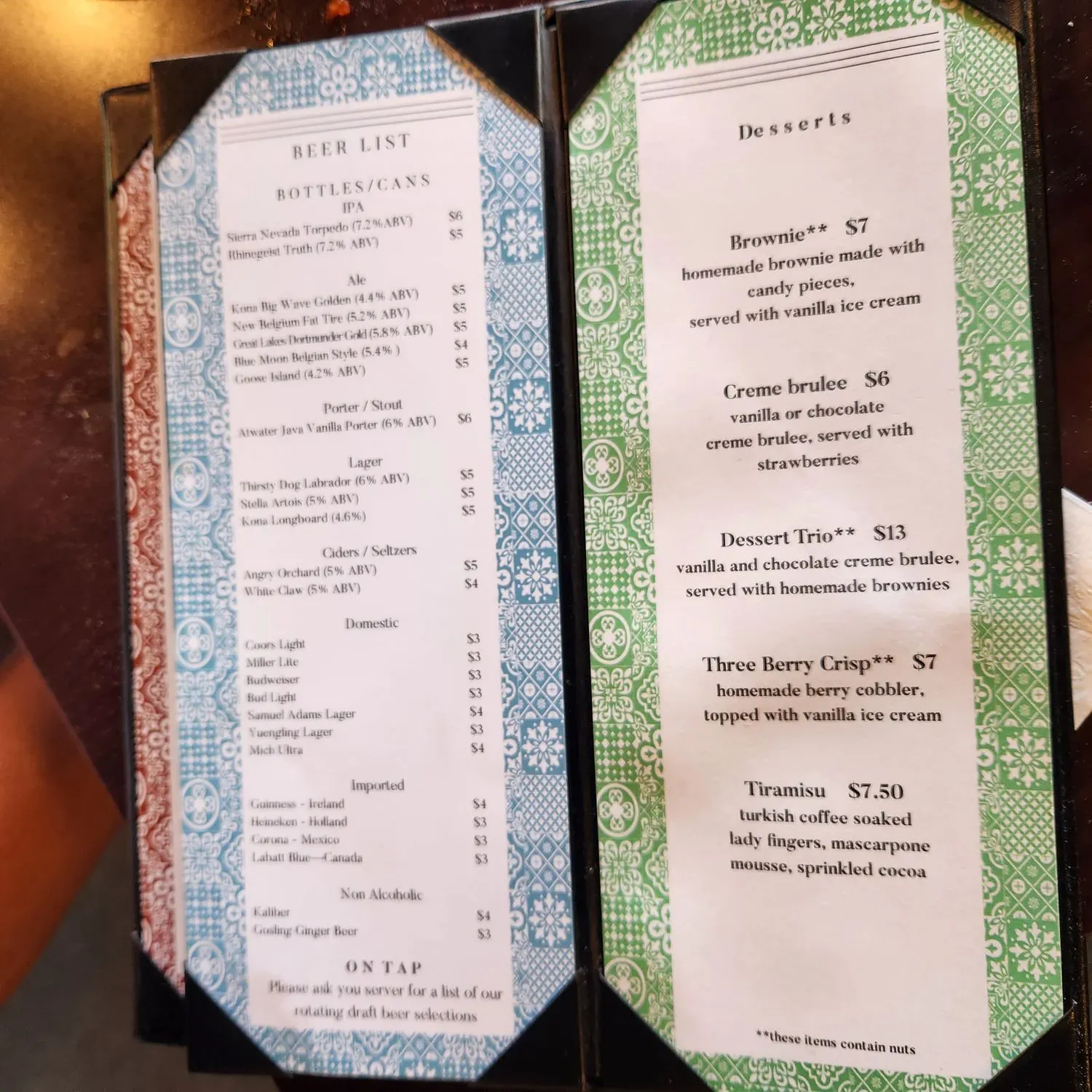 Menu 3