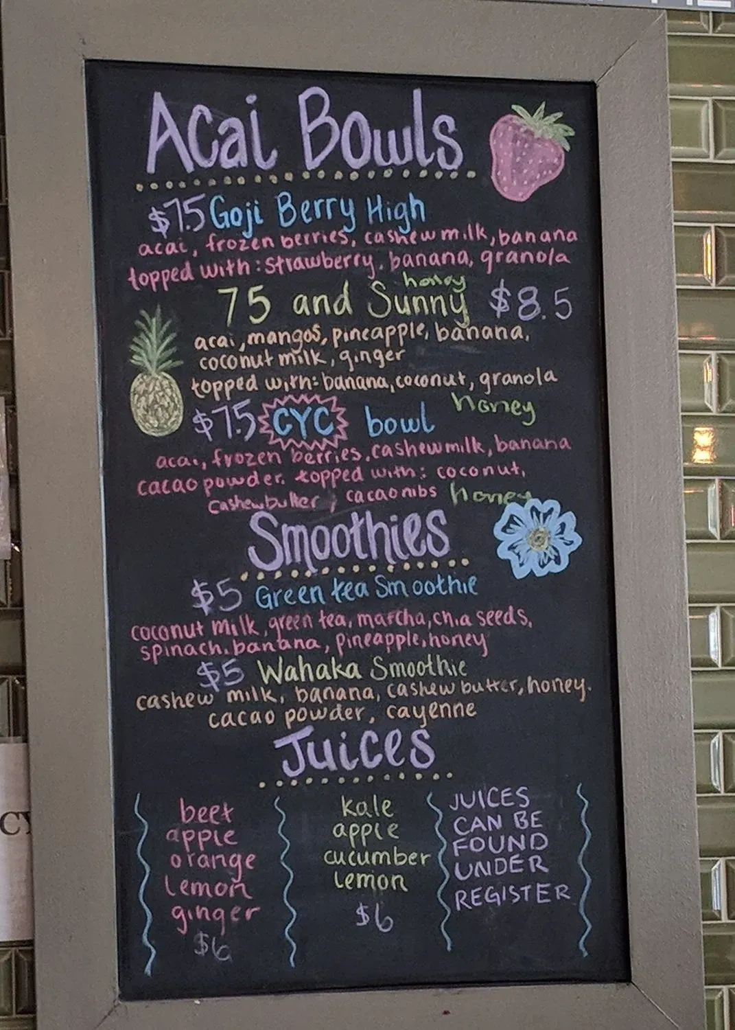 Menu 6