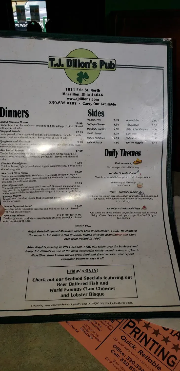 Menu 3