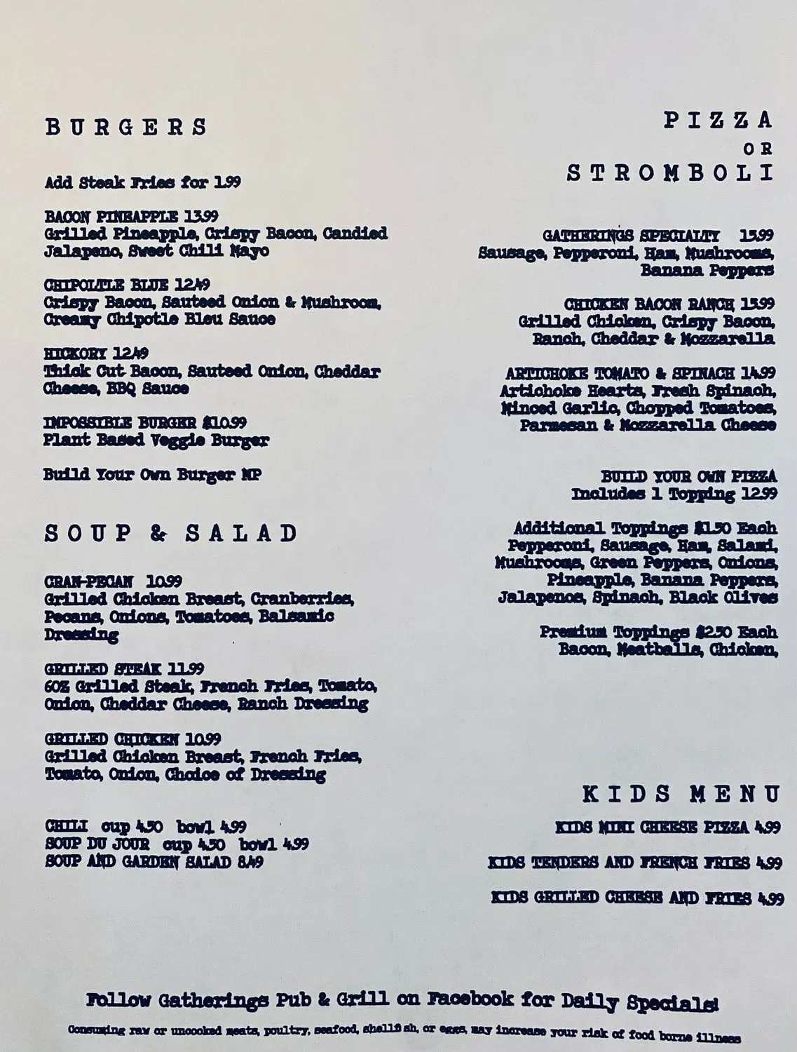 Menu 2