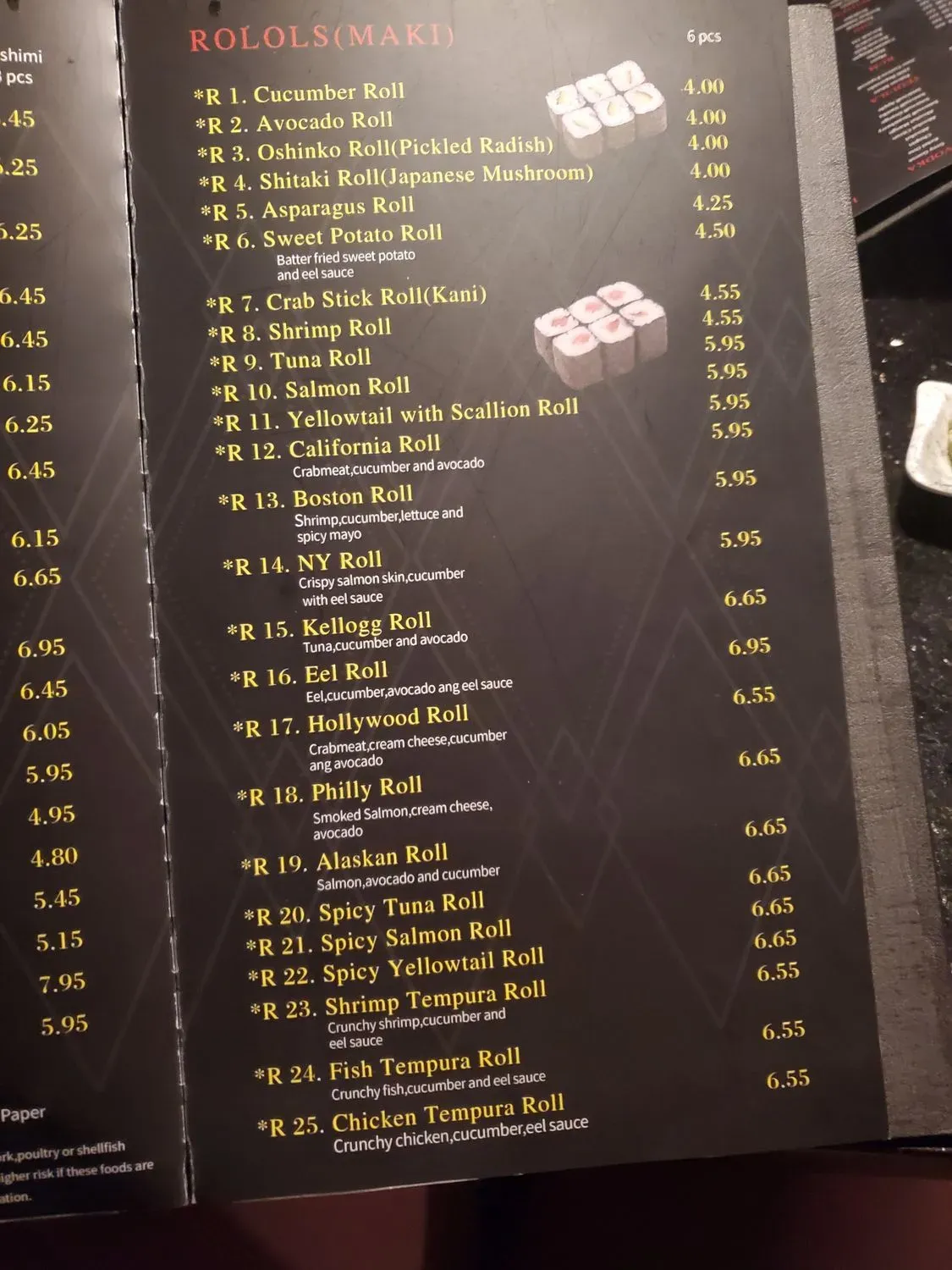 Menu 4