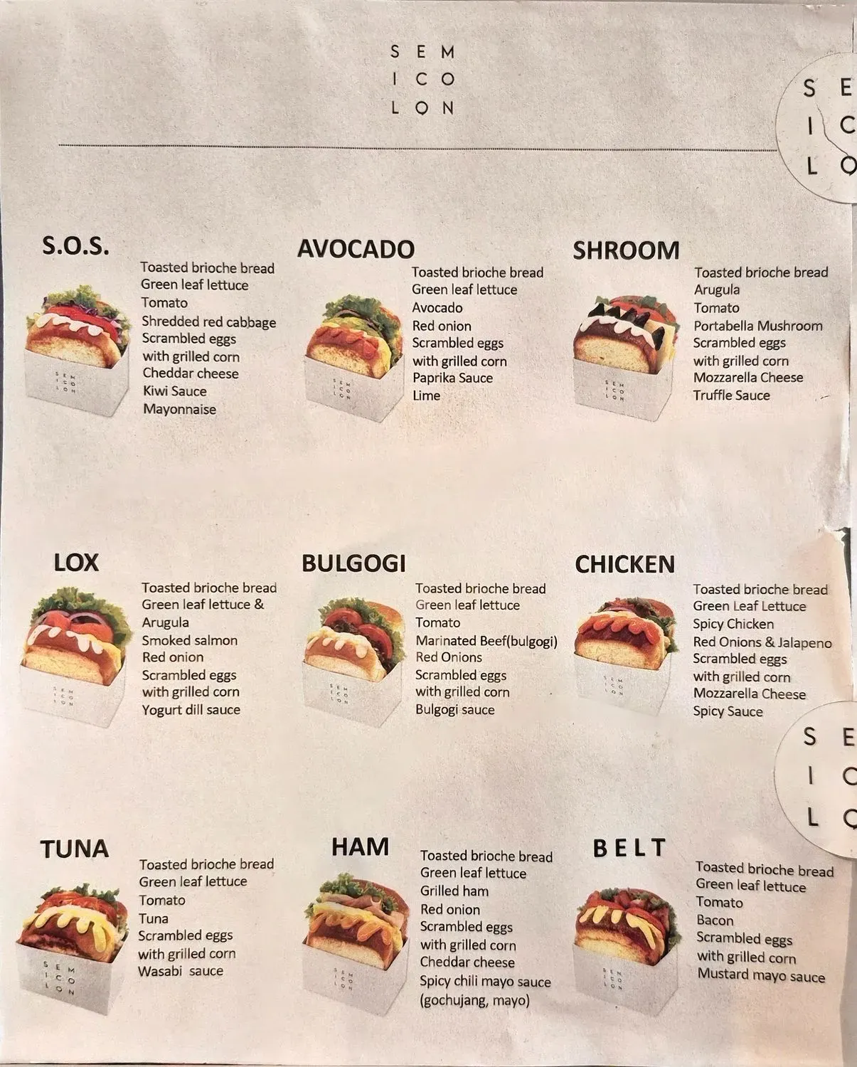 Menu 5