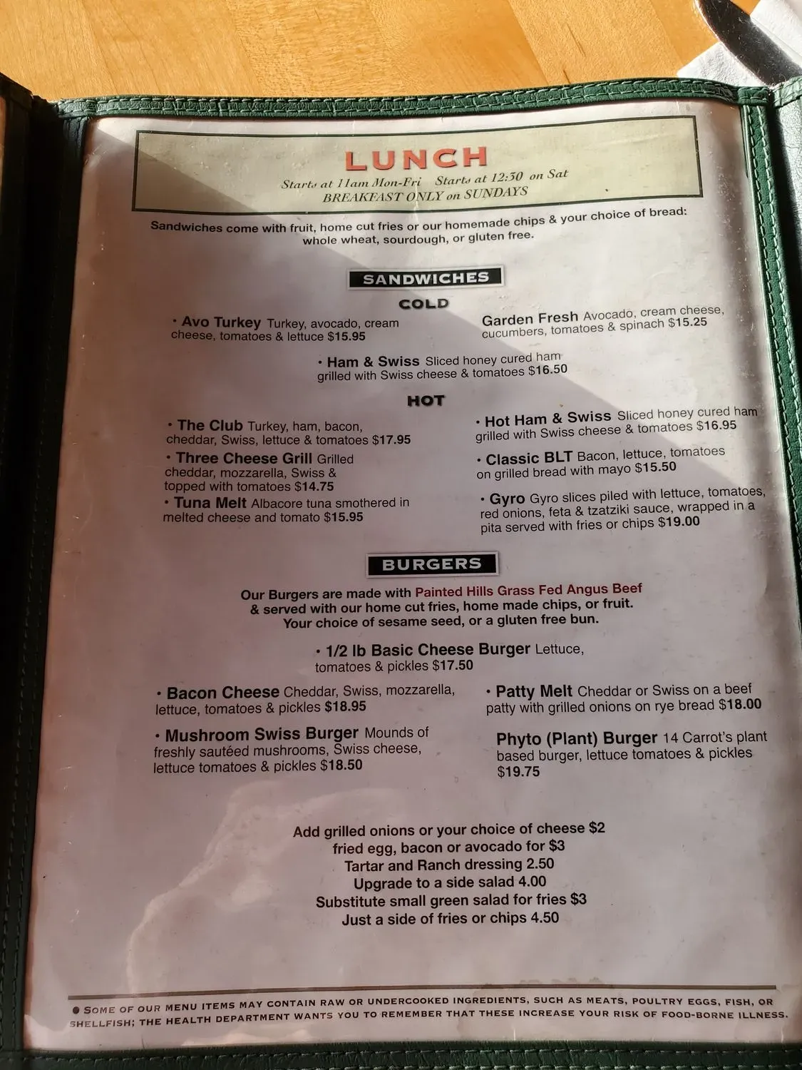 Menu 4