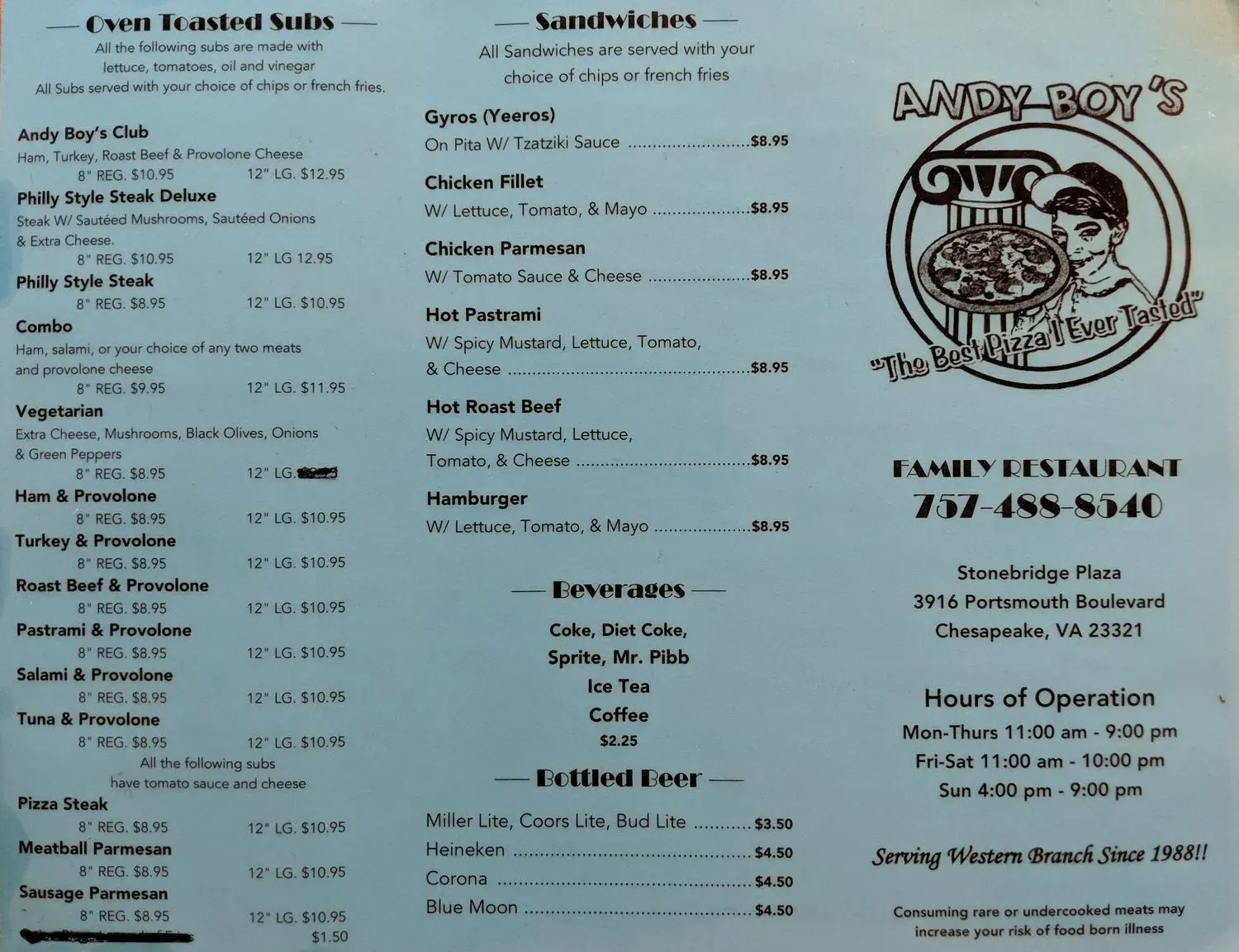 Menu 5