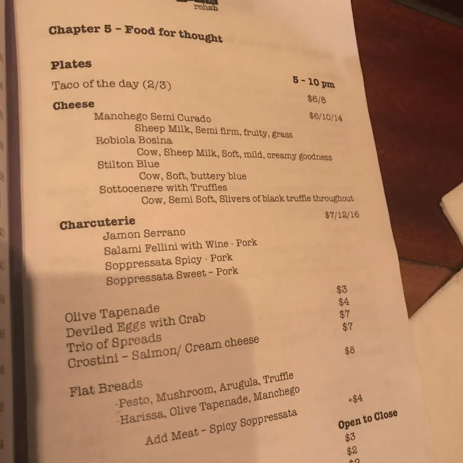 Menu 3