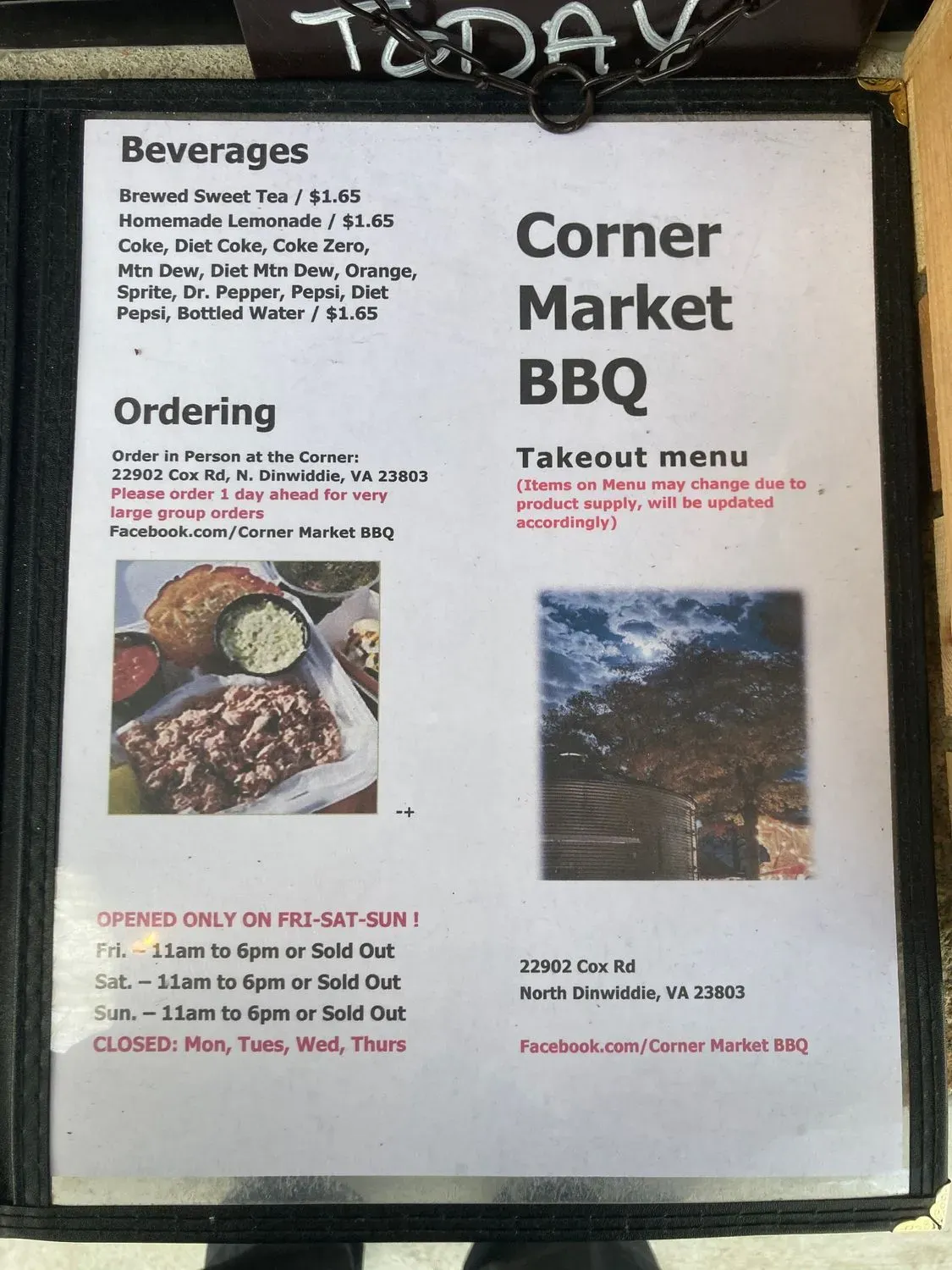 Menu 6