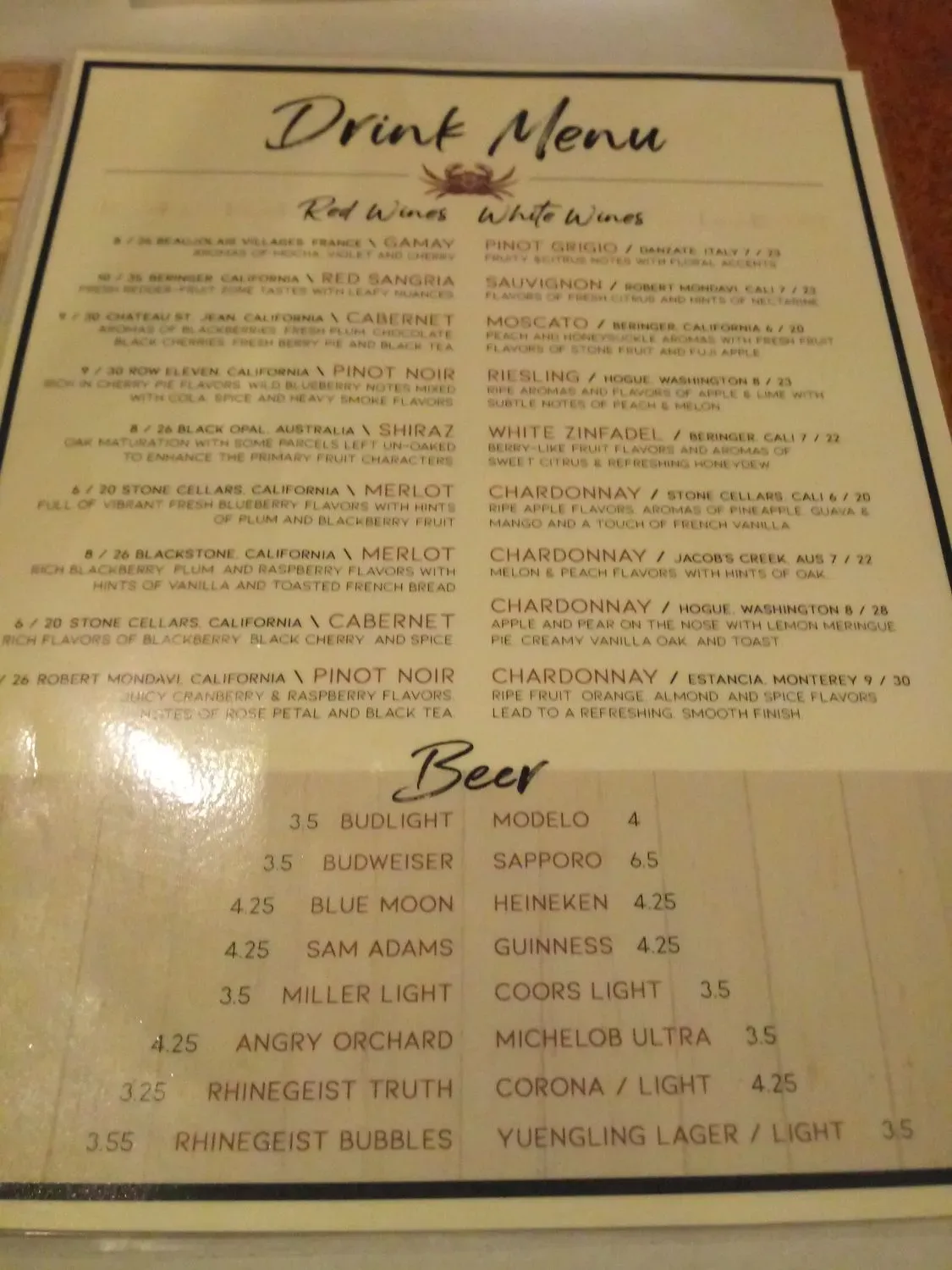 Menu 2