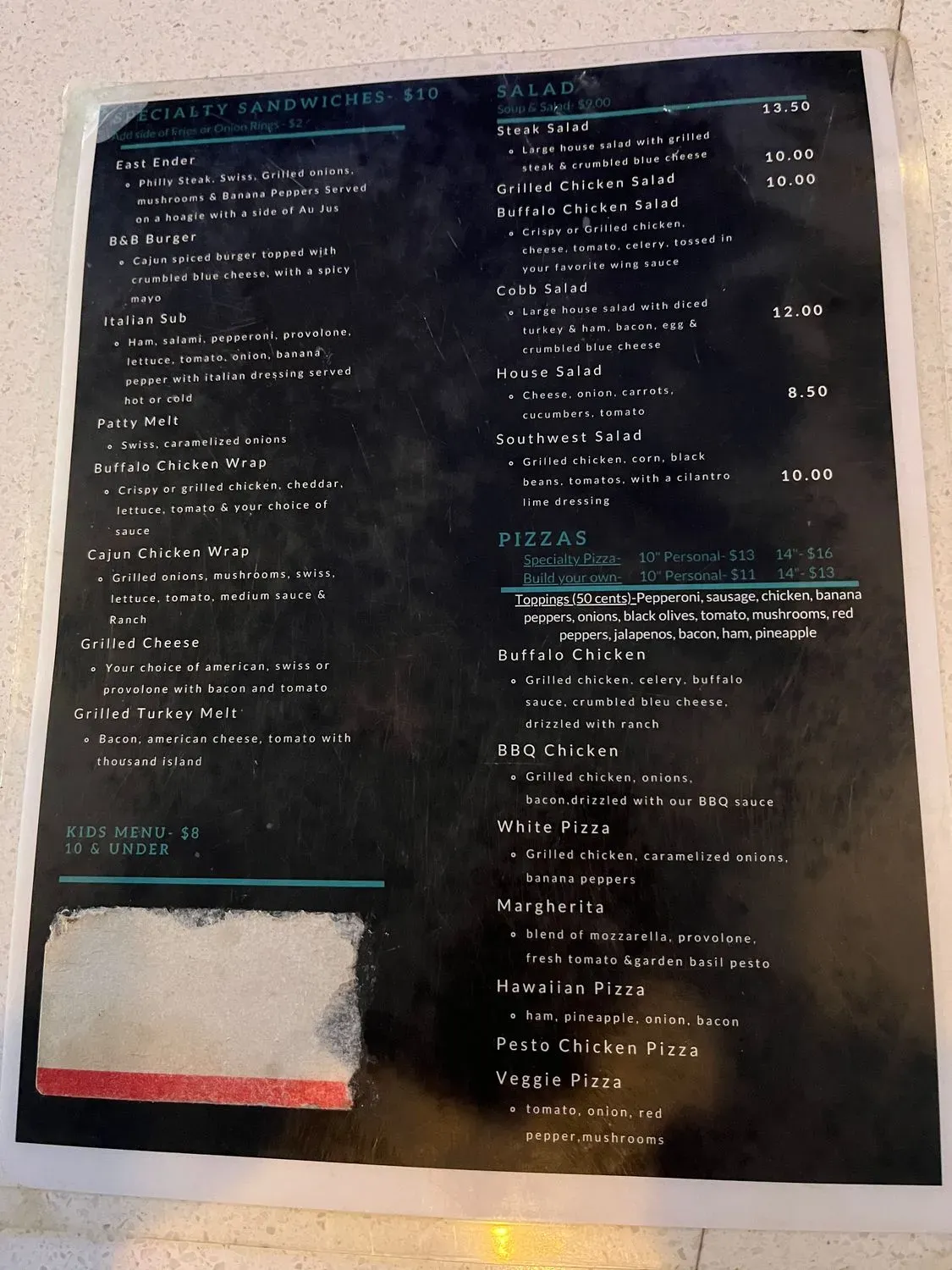 Menu 2