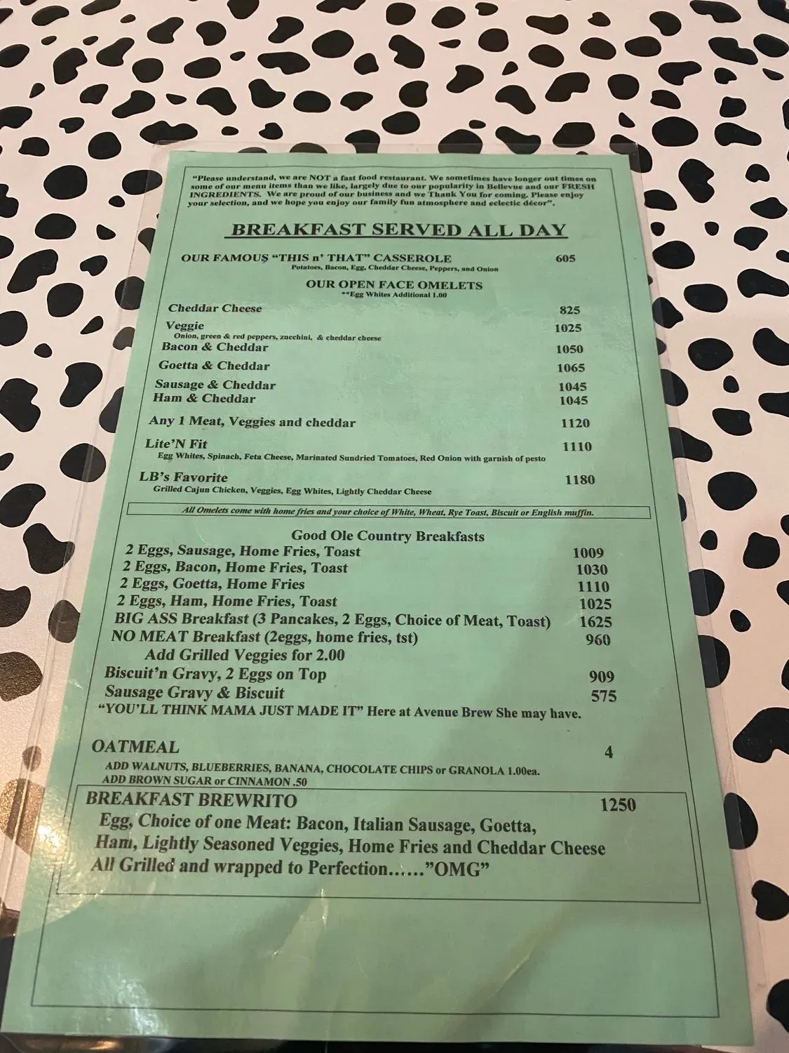 Menu 3