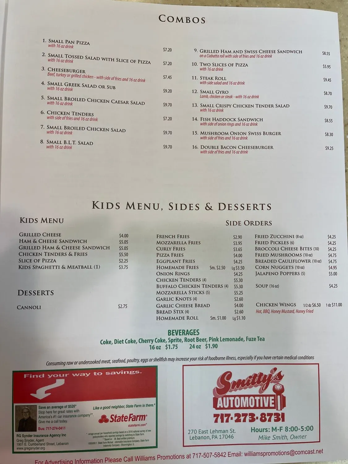 Menu 4