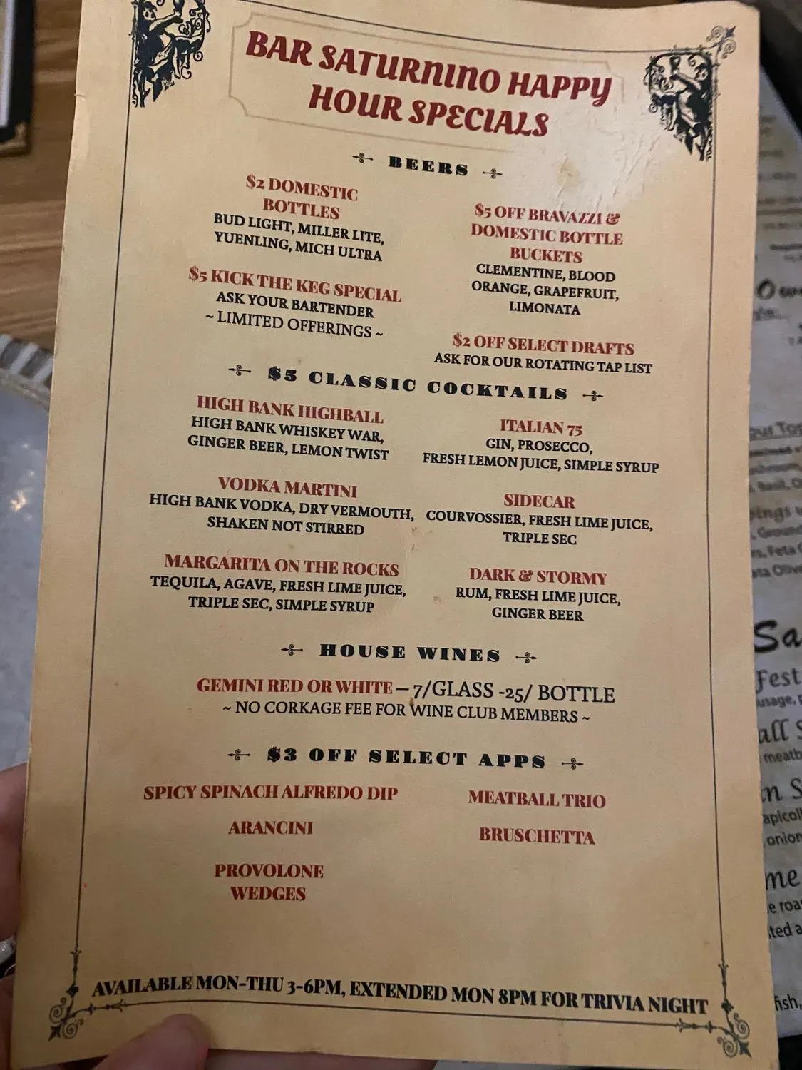 Menu 6