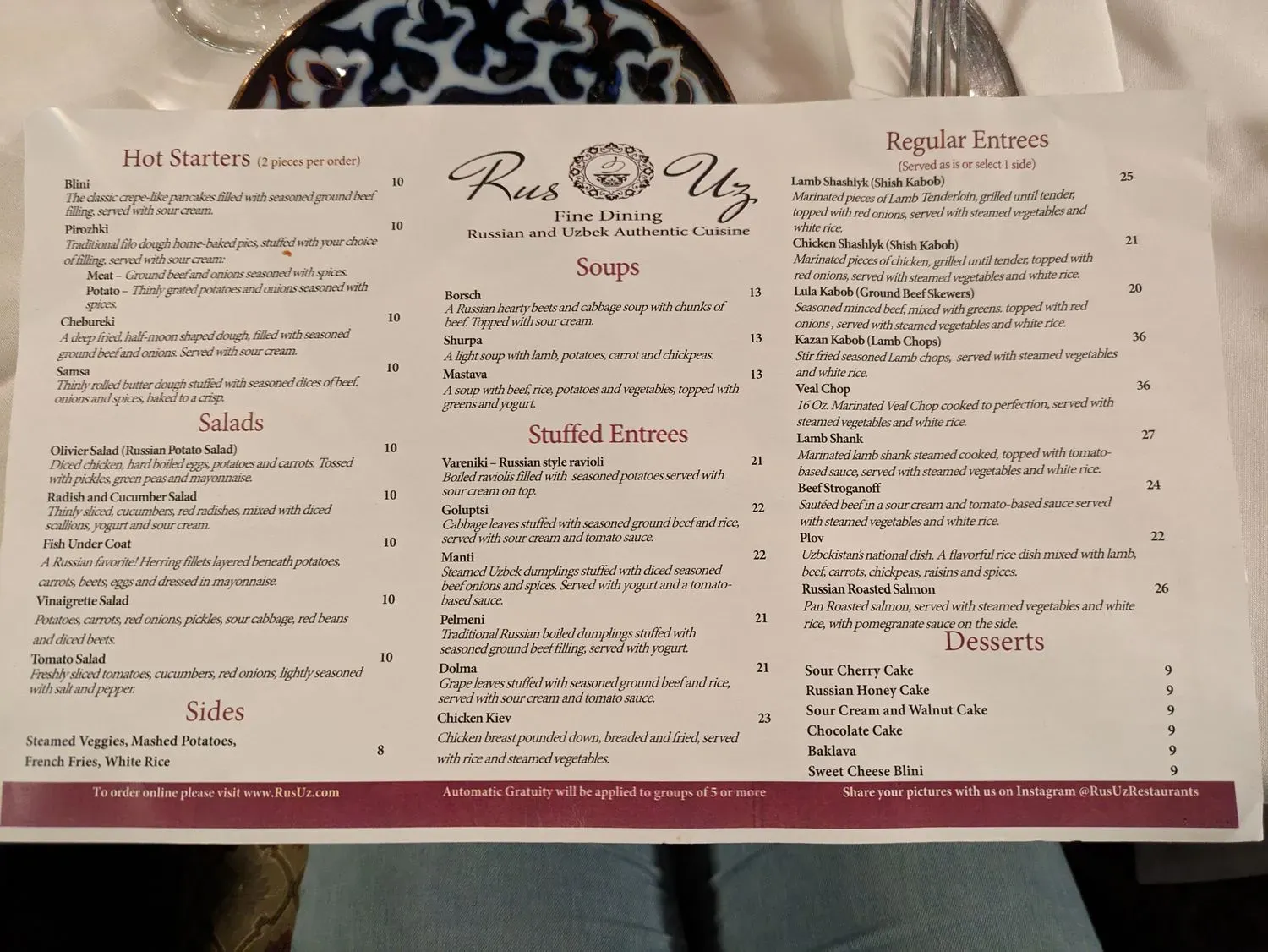 Menu 3