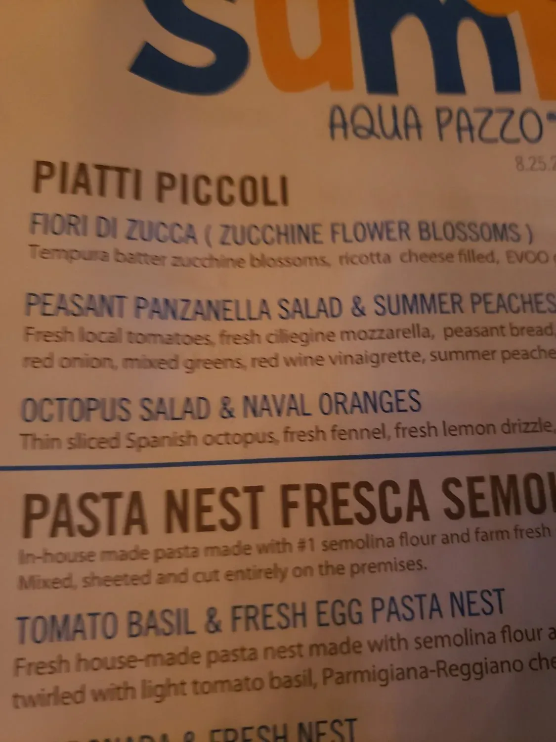 Menu 5