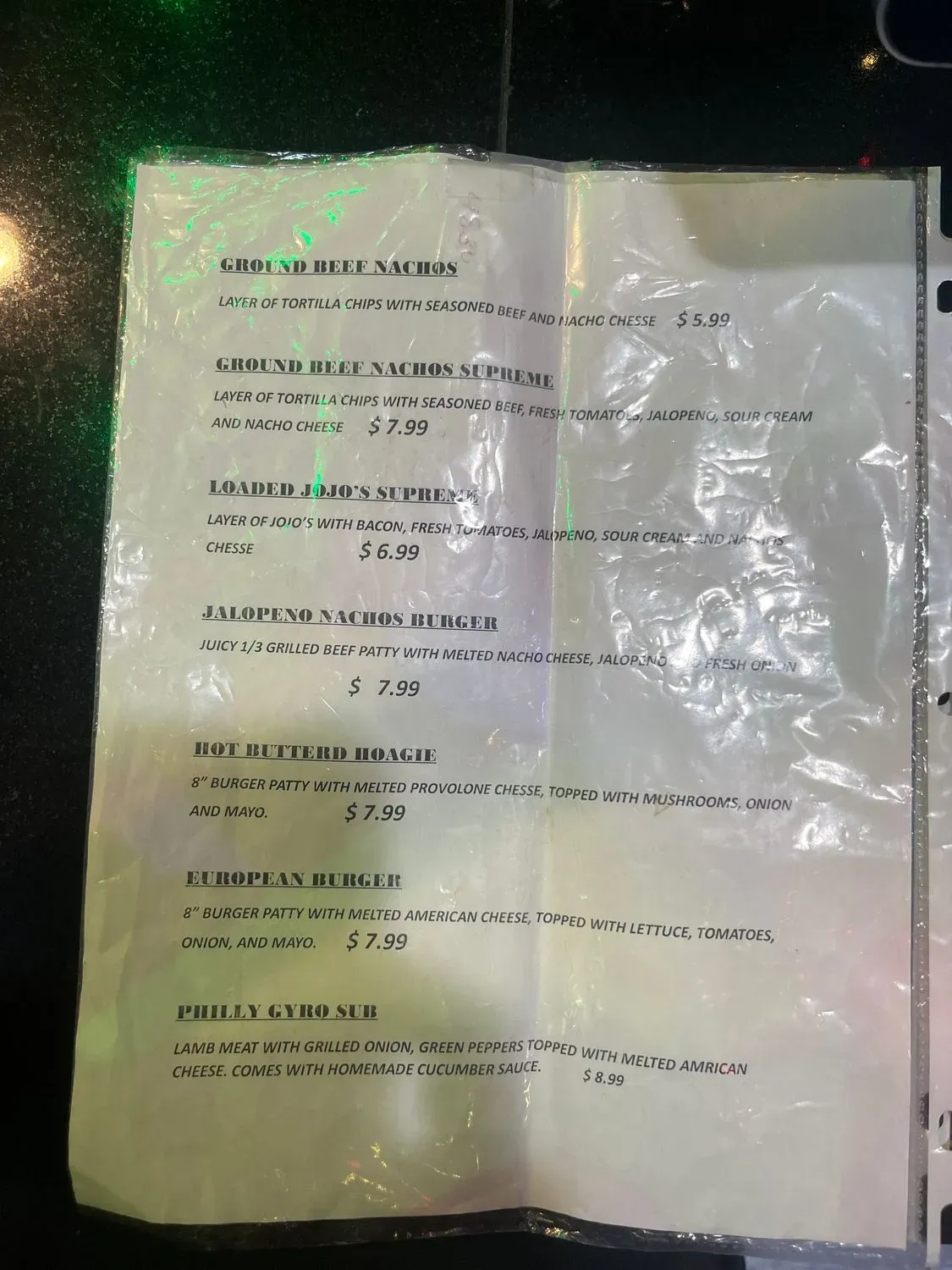 Menu 3