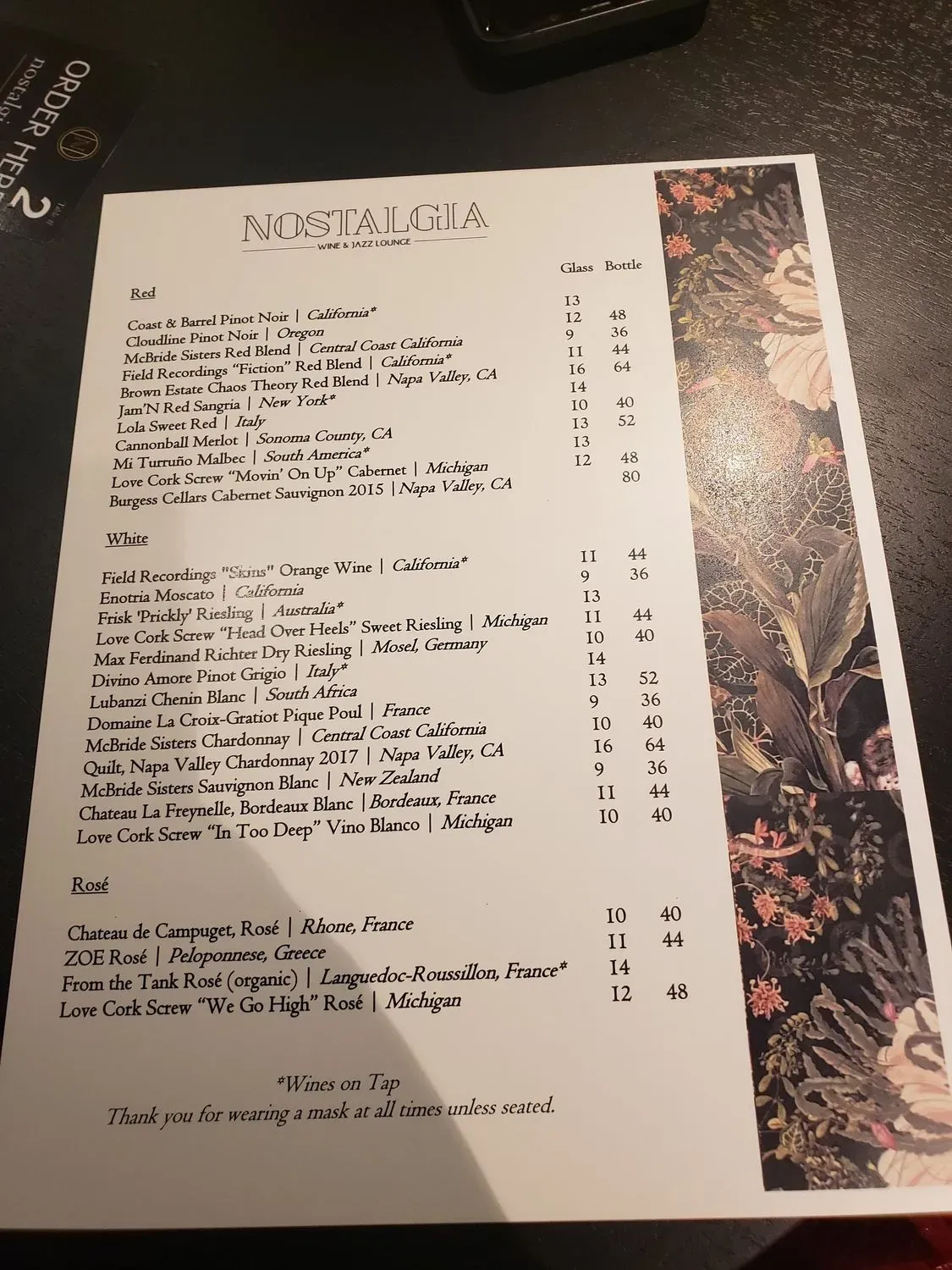 Menu 5