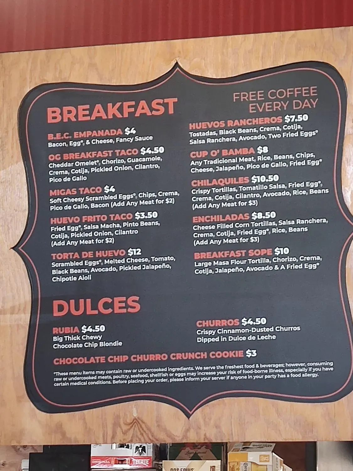 Menu 4