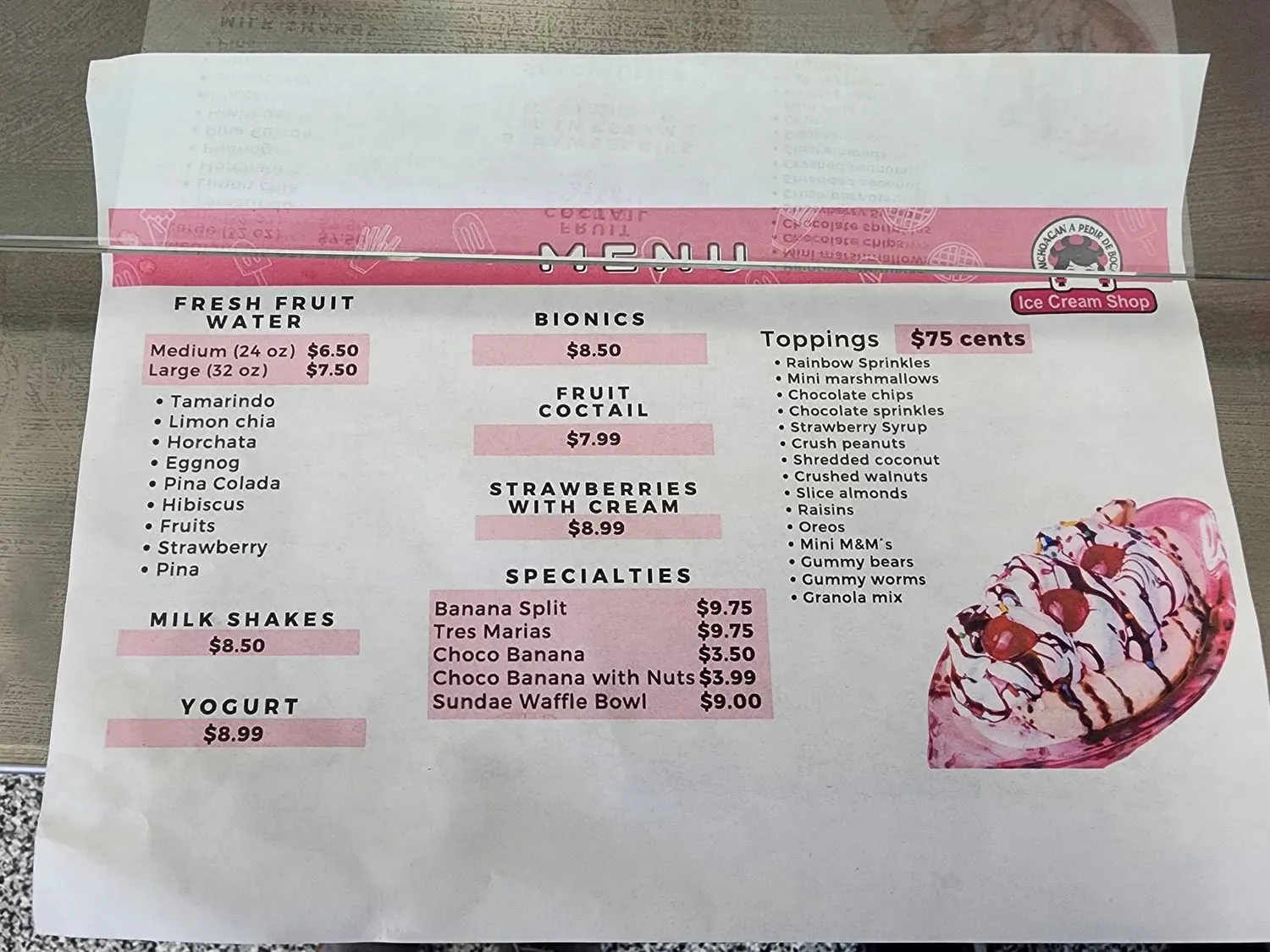 Menu 4