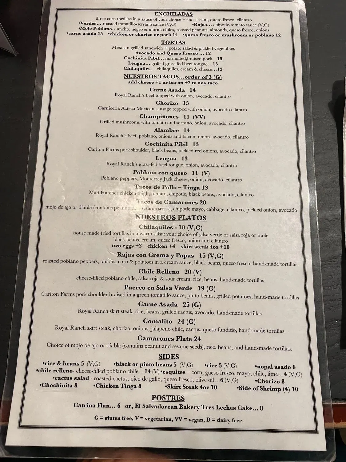 Menu 6