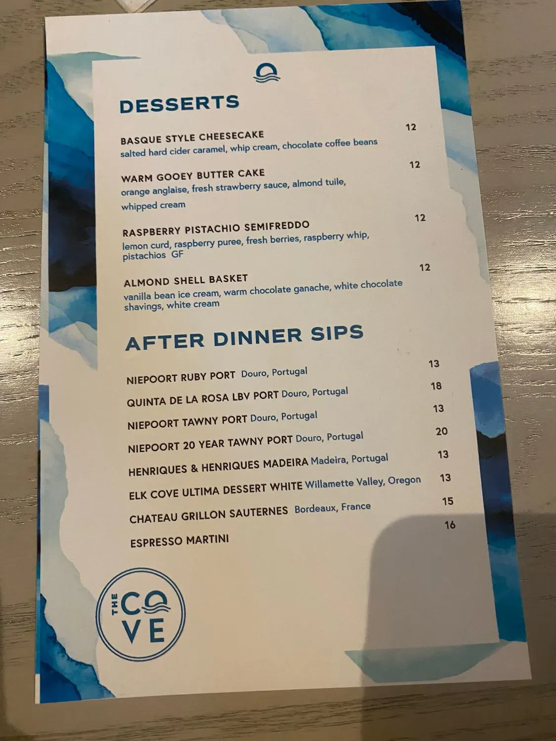 Menu 5