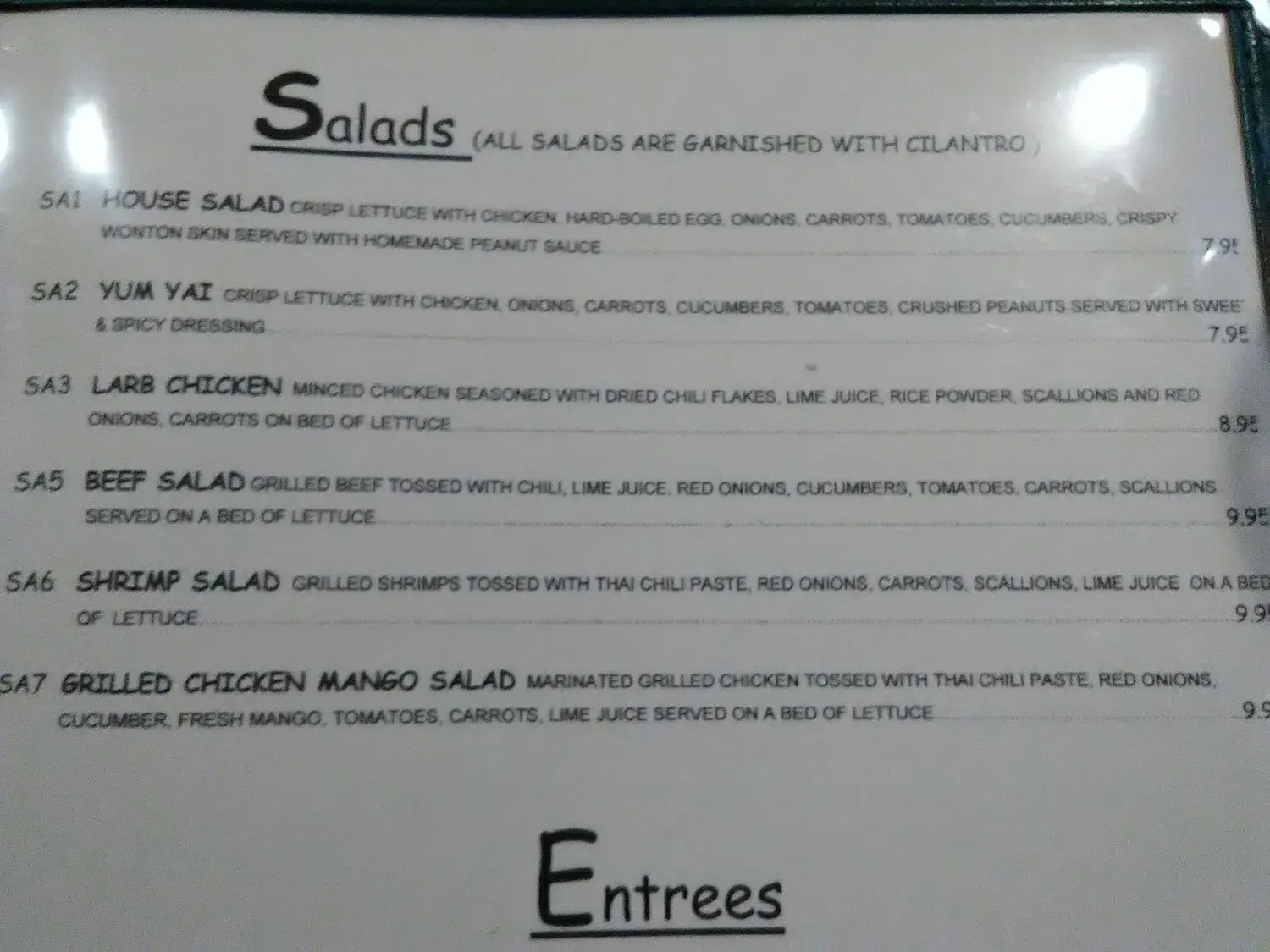 Menu 5