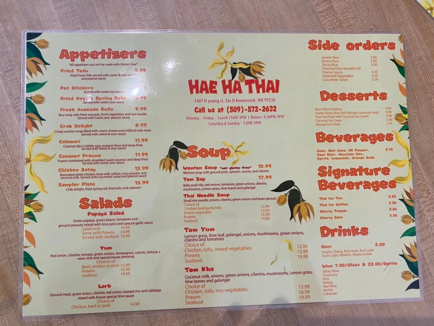 Menu 5